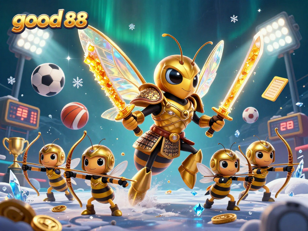 Experience thrilling gameplay with good 88 as a golden hornet samurai and bee archers light up the betting scene.
