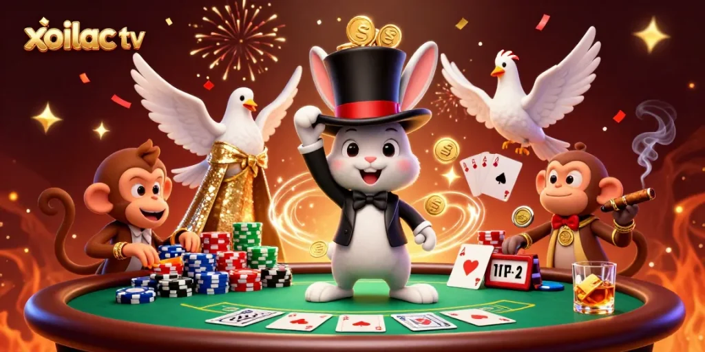 Enjoy live betting excitement on xoilac tv with golden coins and vibrant gaming elements.