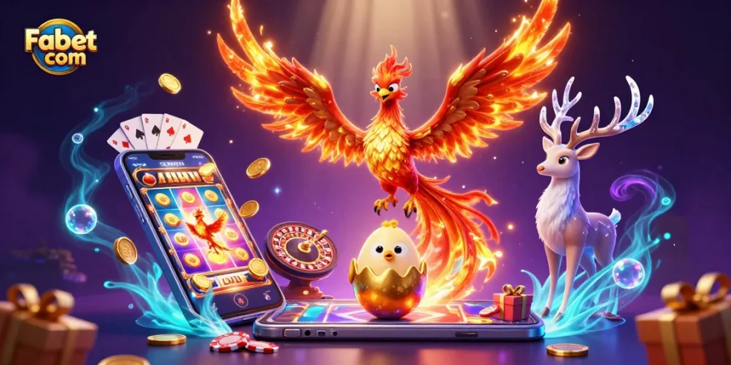 Experience thrilling gameplay at Fabet com with vibrant slot games and enchanting casino elements.