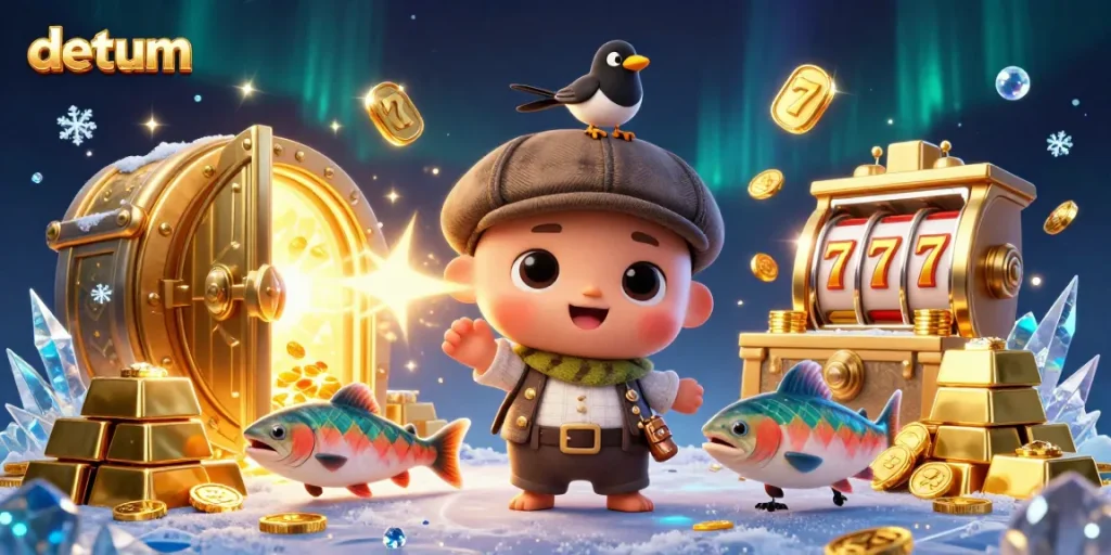 Spin the reels of datum with colorful characters alongside treasures of gold and gems sparkling.